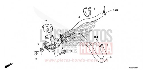 ELECTROVANNE INJECTION D'AIR CRF250LD de 2013